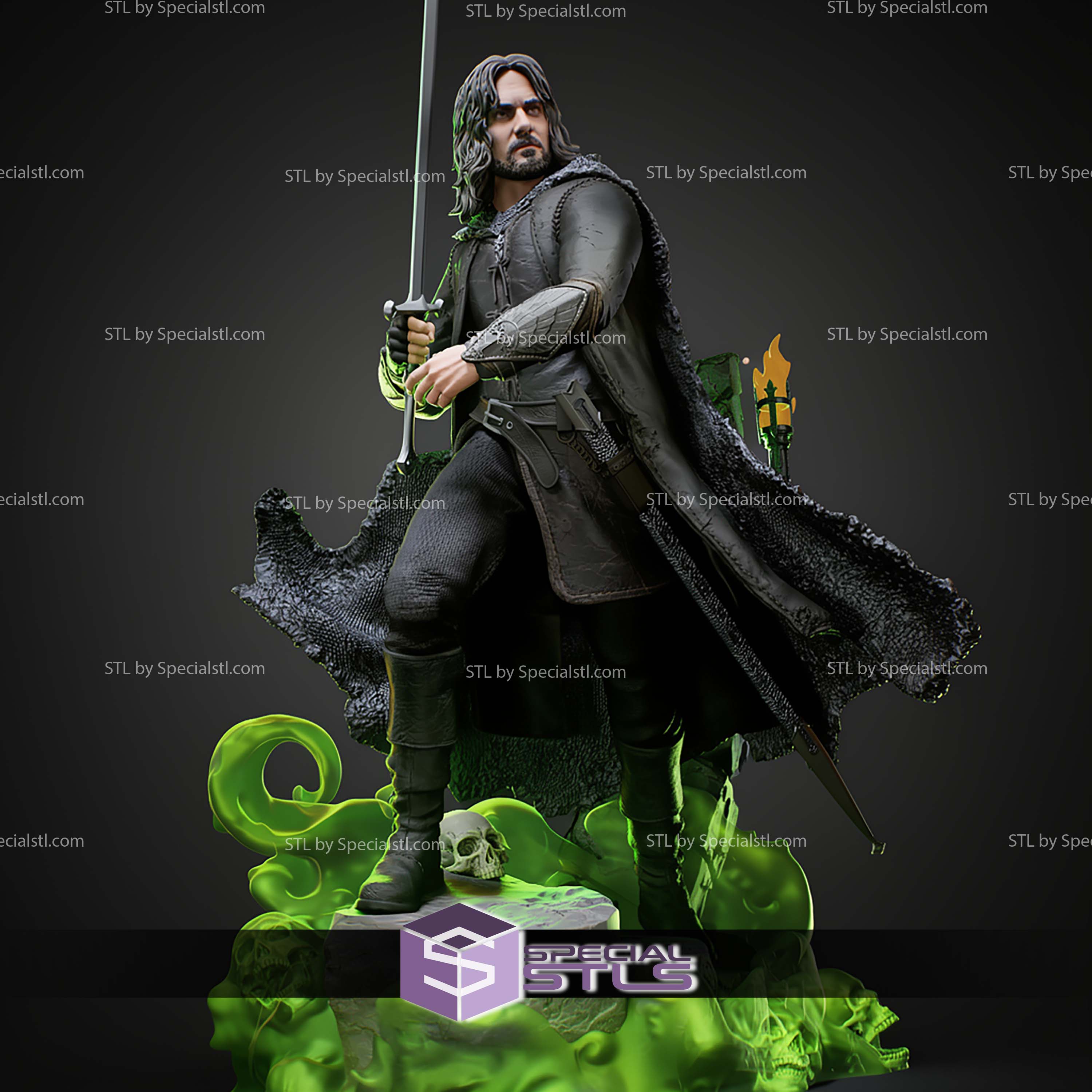 Aragorn Lord Of The Rings 1 6 STL Files