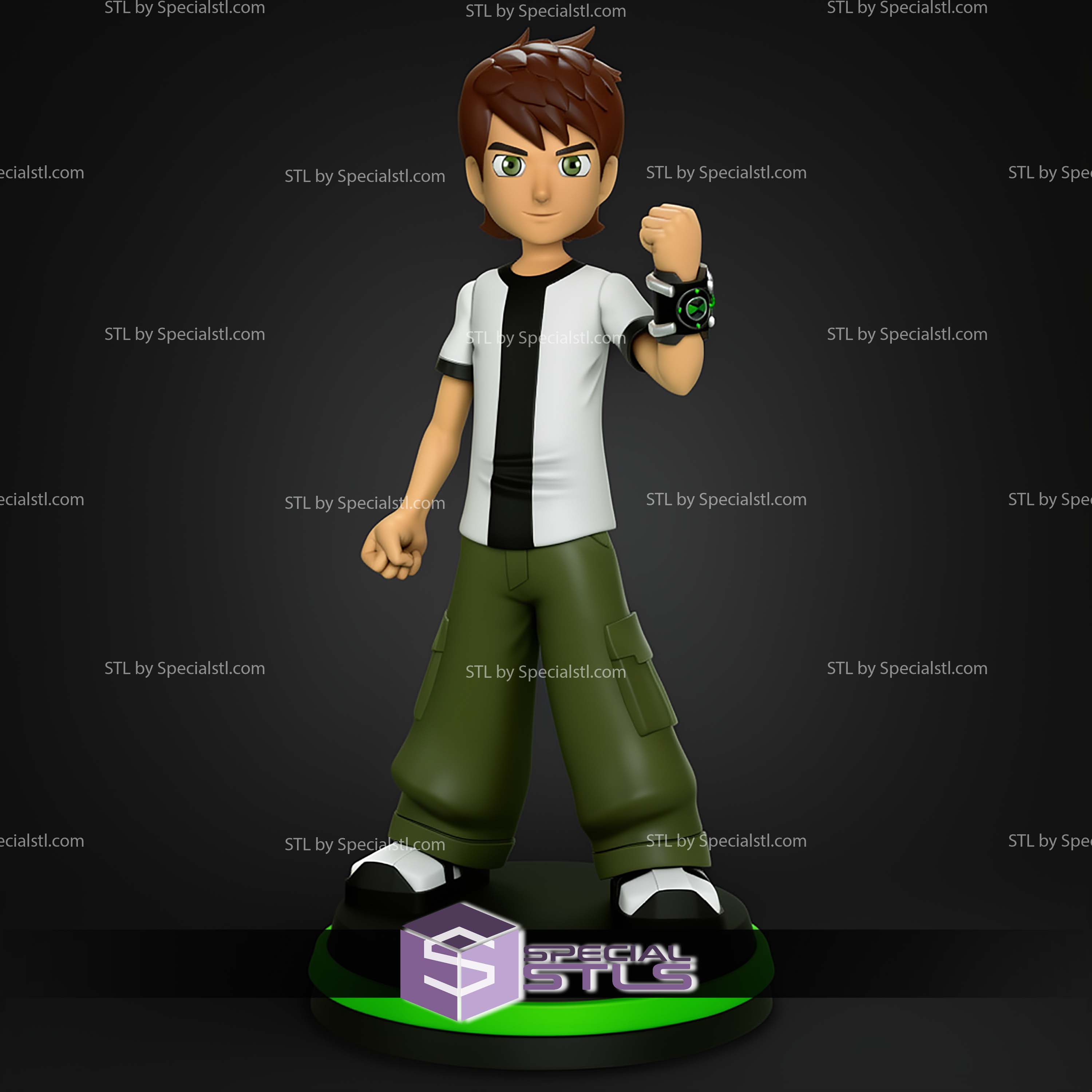 Ben 10 Cartoon 76mm STL Files