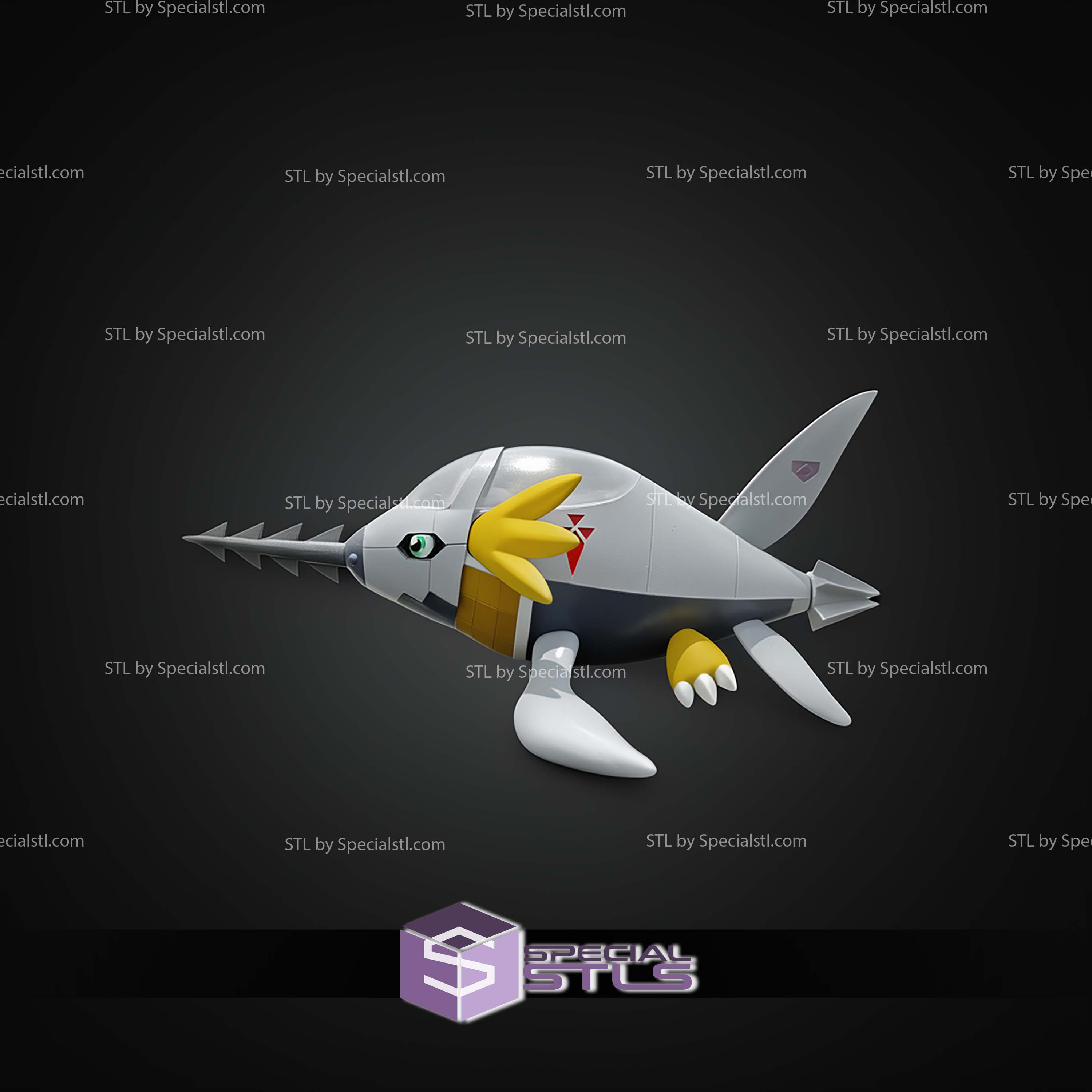 Super Basic STL Submarimon Digimon