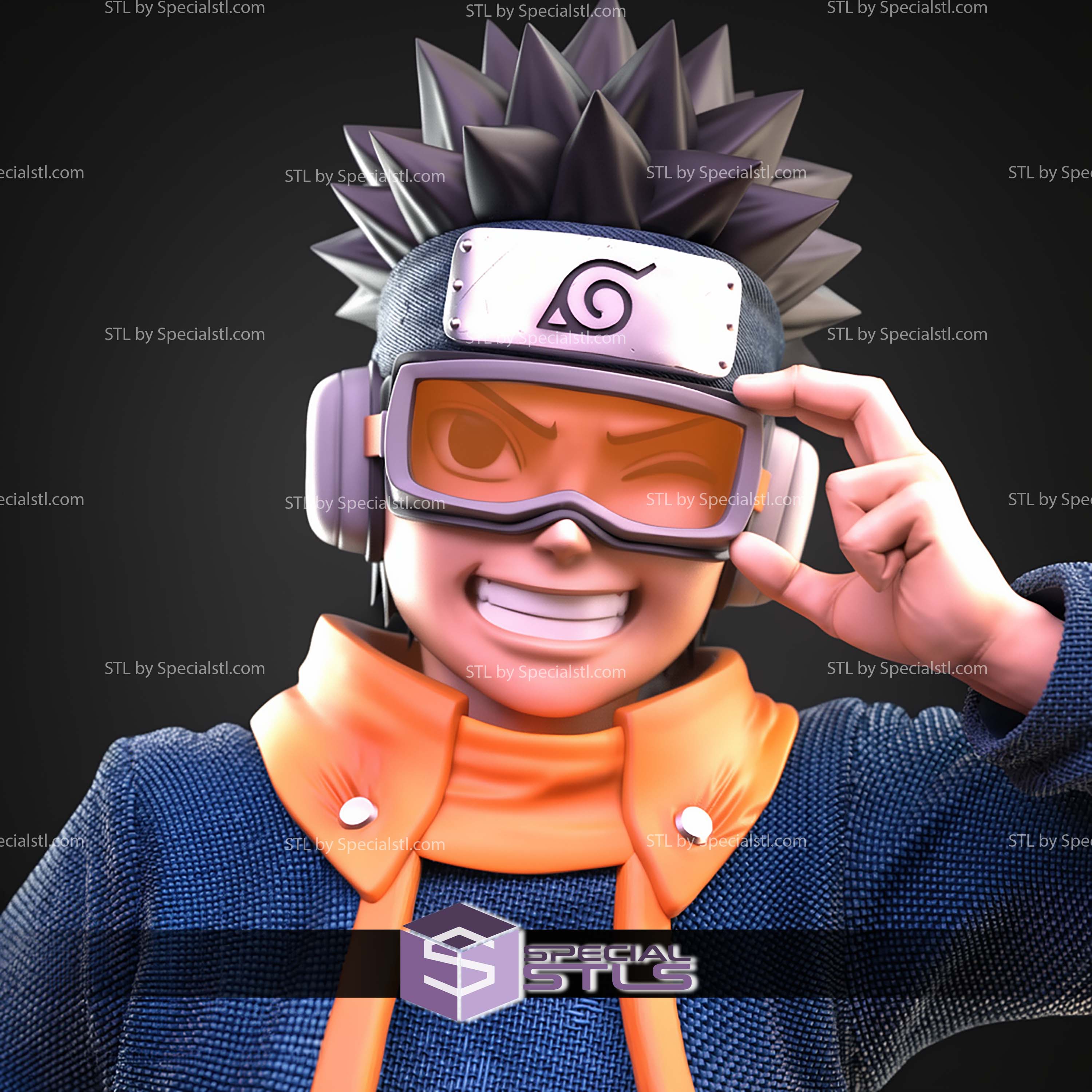 Young Obito Uchiha 290mm STL Files