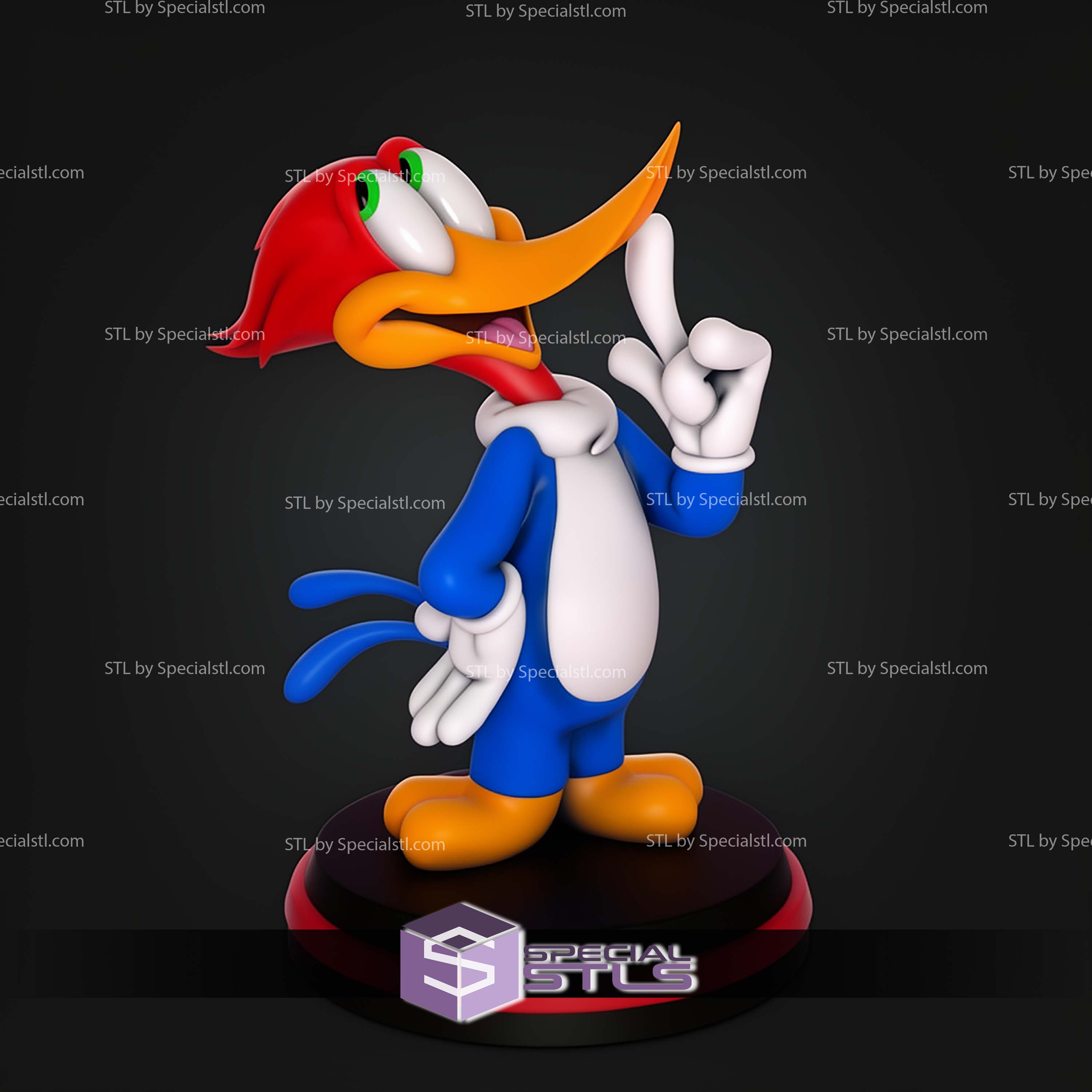 Woody Woodpecker 58mm STL Files
