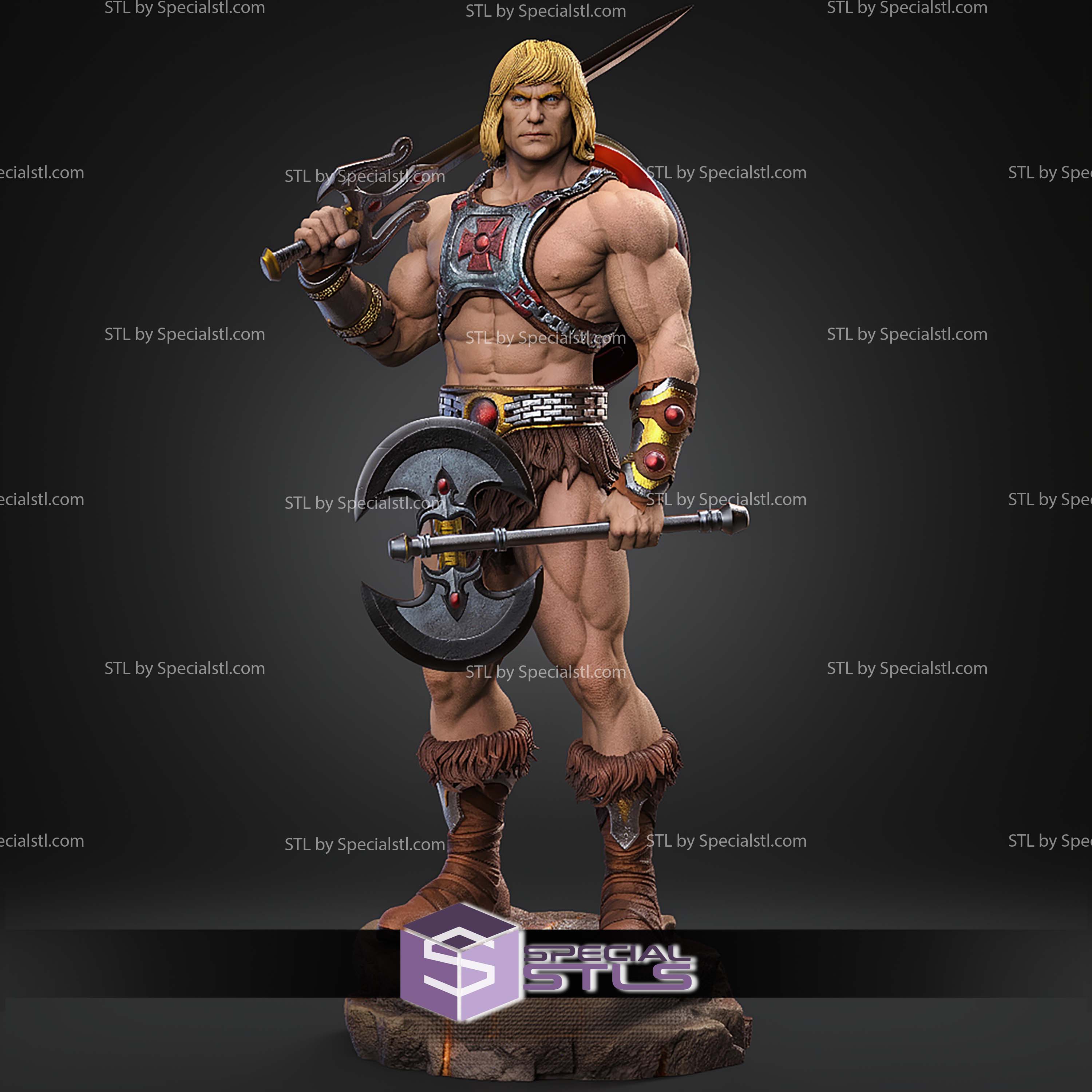 He Man Museum Pose STL Files V2