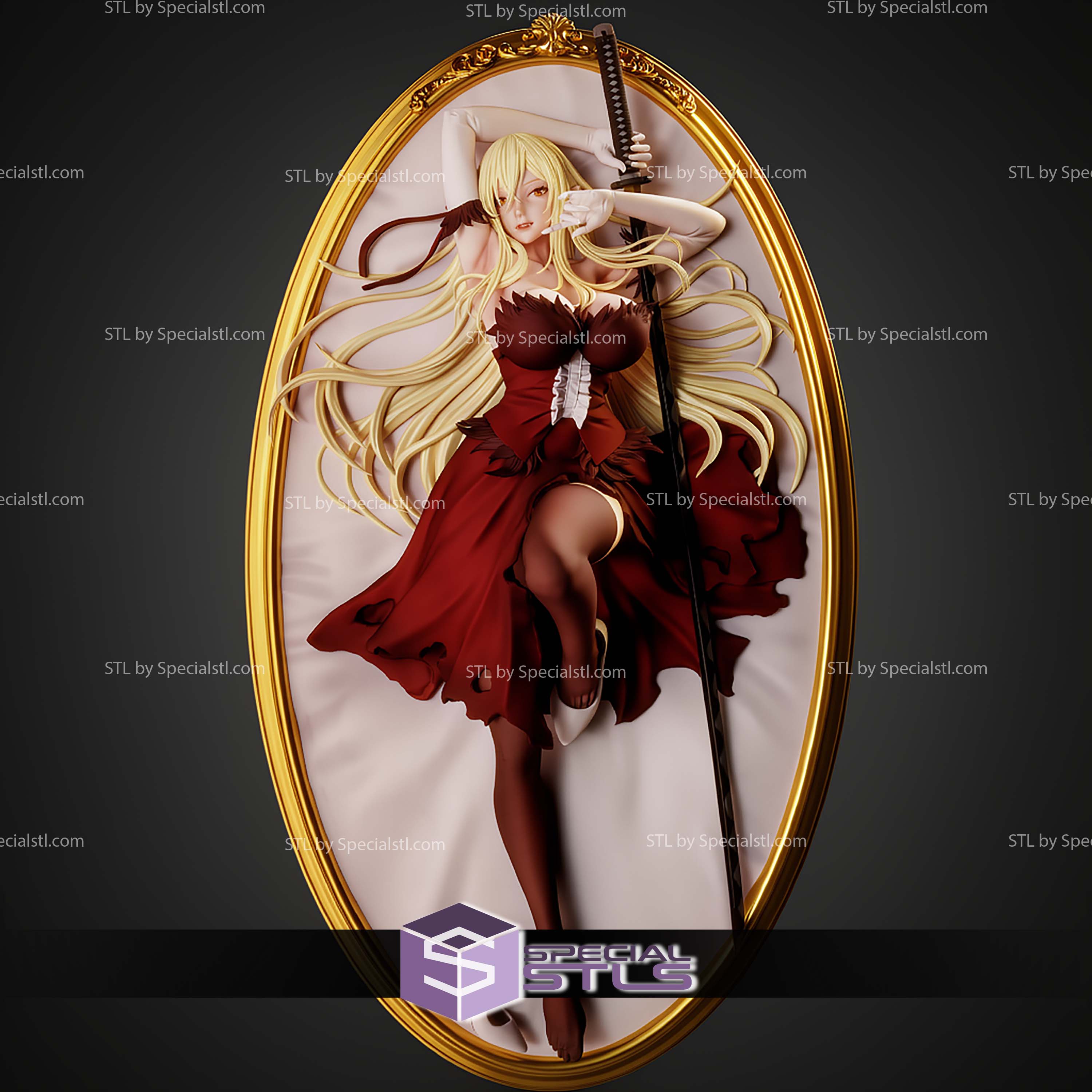 Kiss Shot Monogatari 245mm STL Files