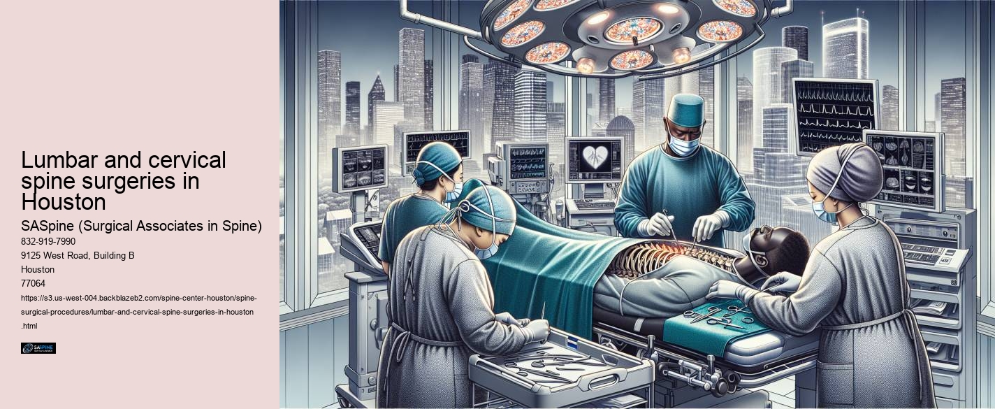 Lumbar and cervical spine surgeries in Houston