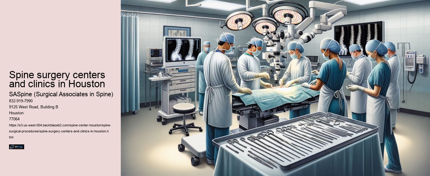 Spine surgery centers and clinics in Houston