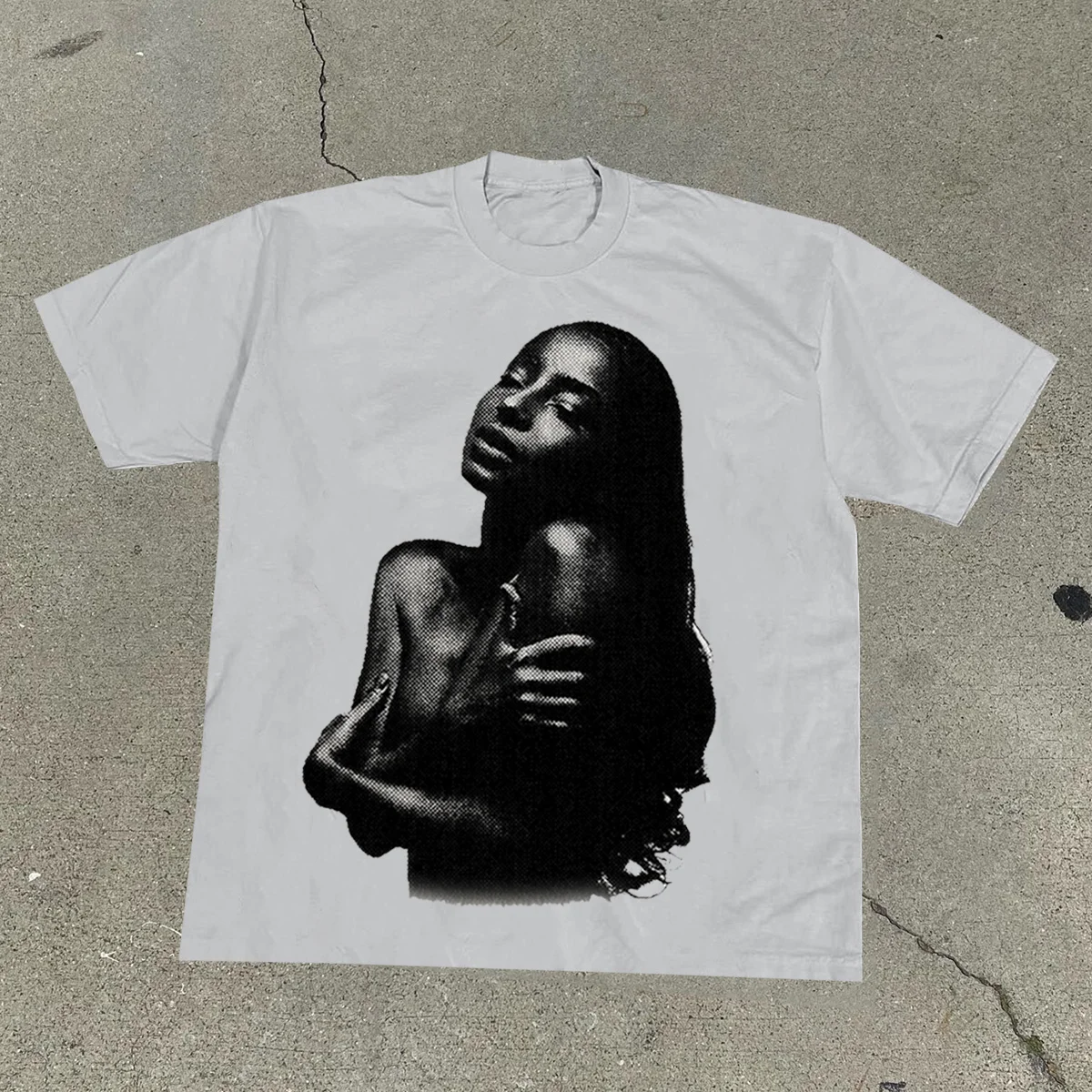 90s Singer S-Sade Print Graphic T Sh &hellip;