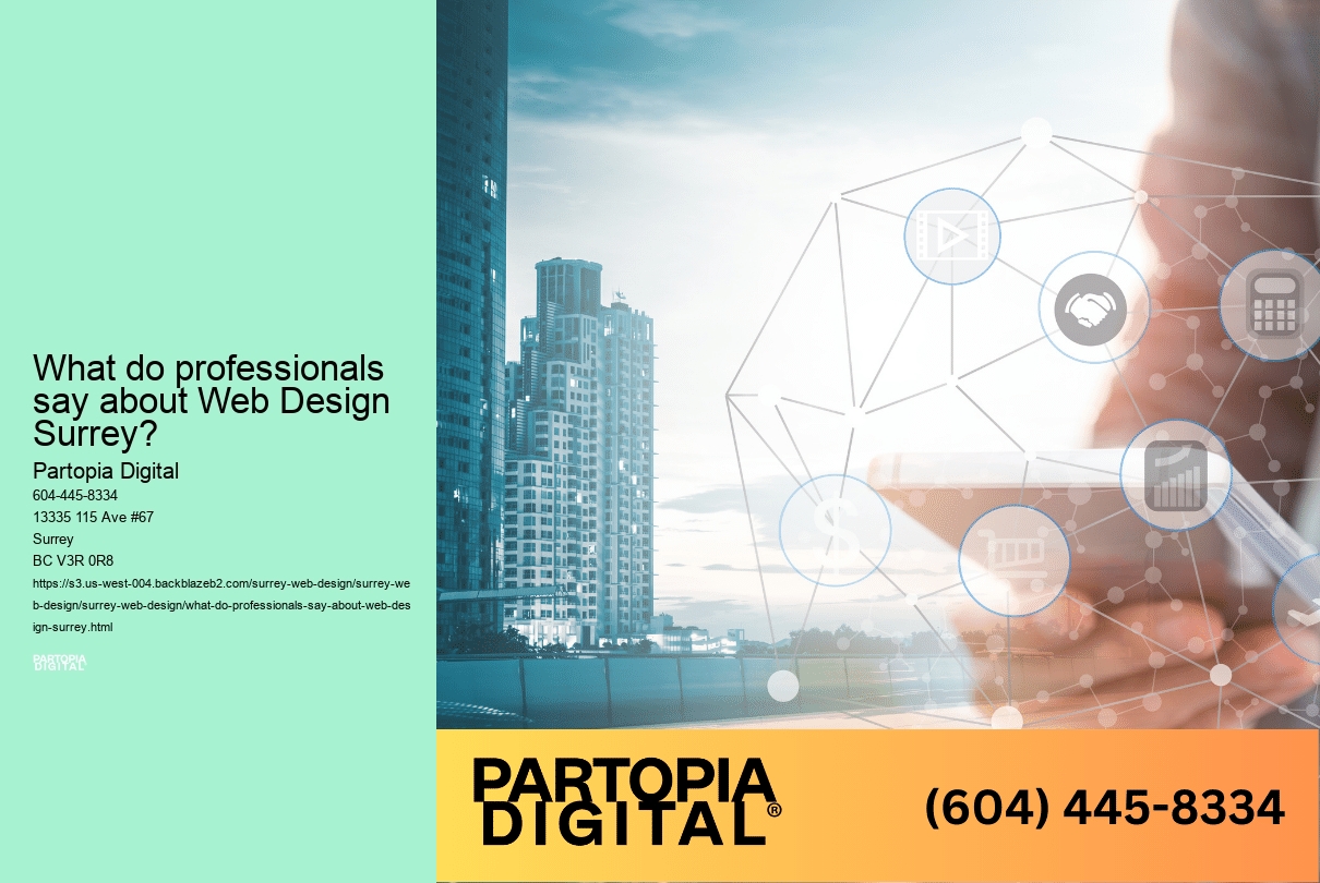 What do professionals say about Web Design Surrey? 