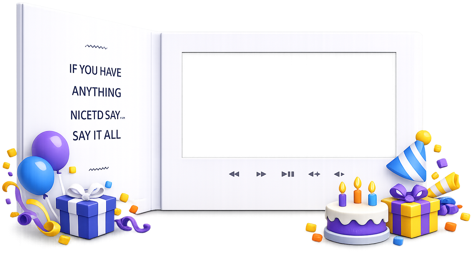 Tribute video book - a meaningful keepsake you can hold and watch