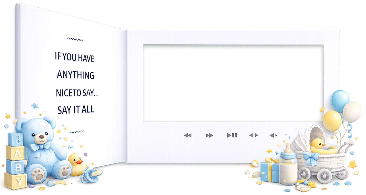 Tribute video book - a meaningful keepsake you can hold and watch