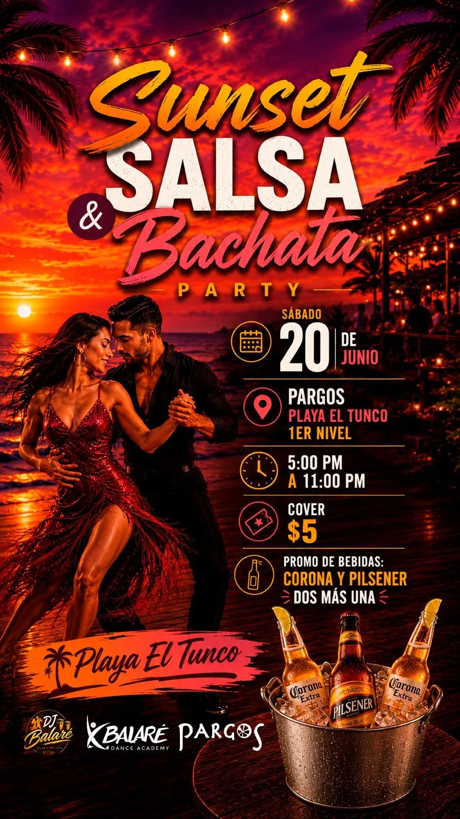 Clases de salsa y social
