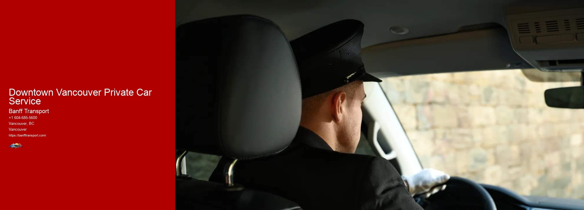 Downtown Vancouver Private Car Service