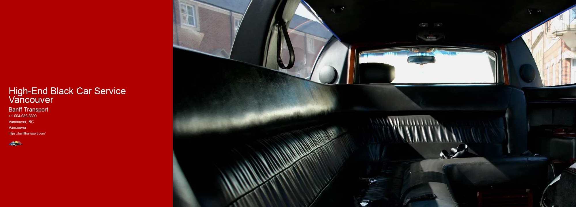 High-End Black Car Service Vancouver