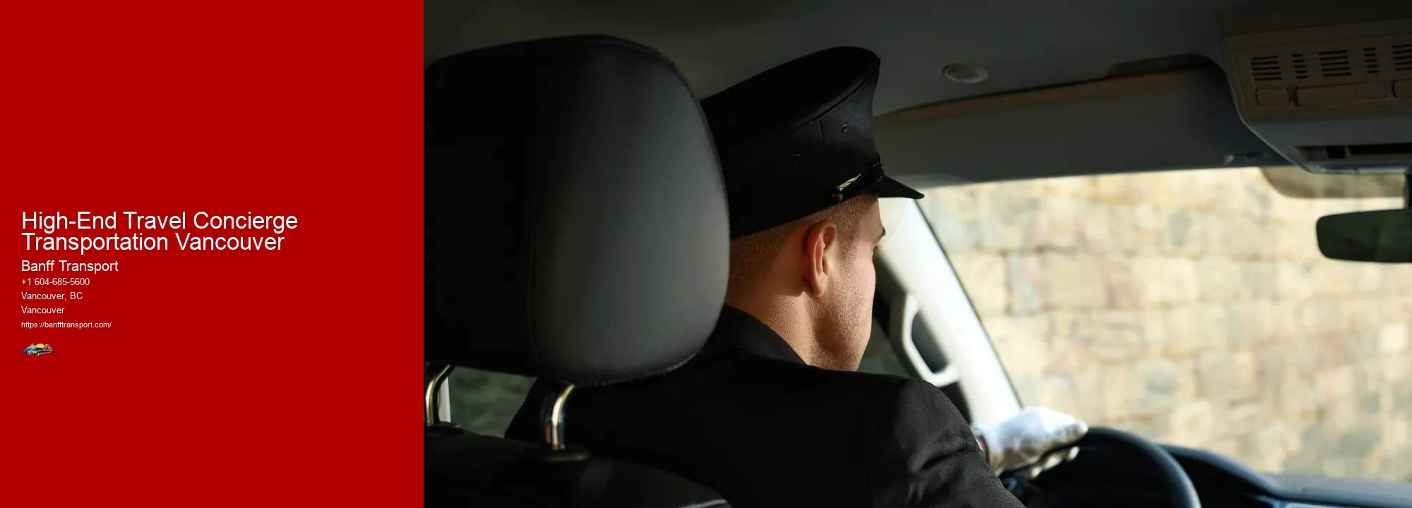 High-End Travel Concierge Transportation Vancouver