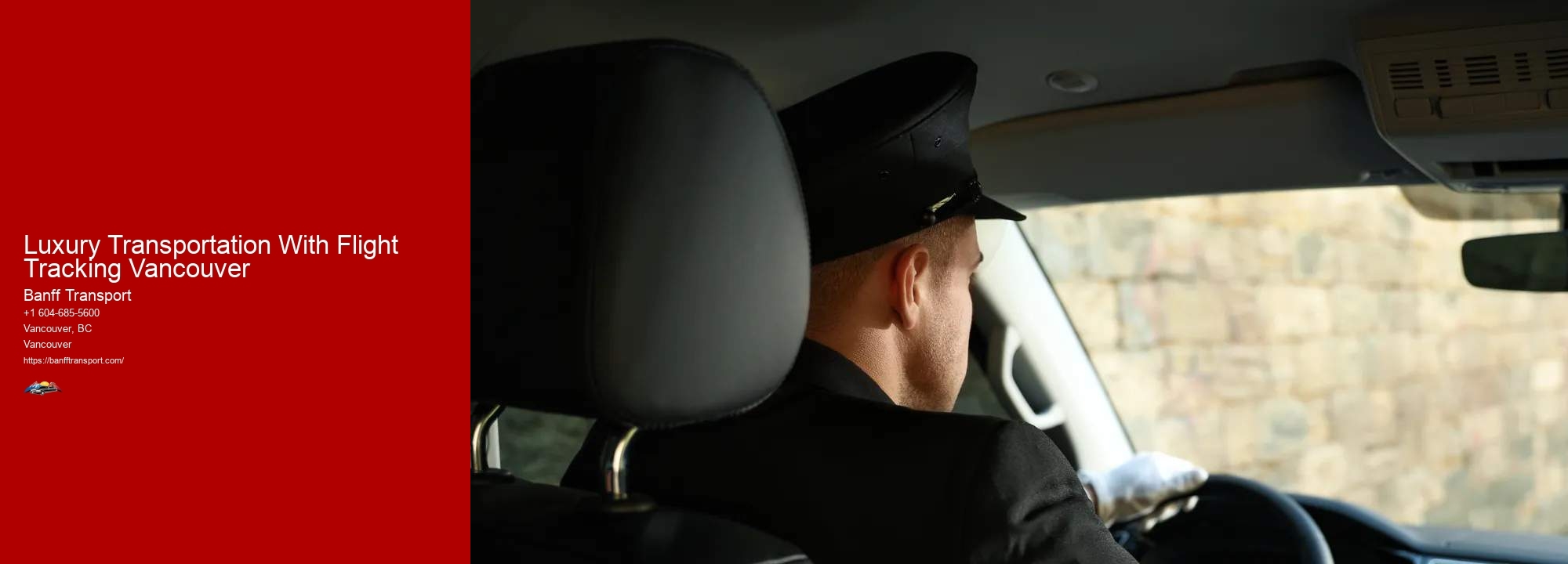 Luxury Transportation With Flight Tracking Vancouver
