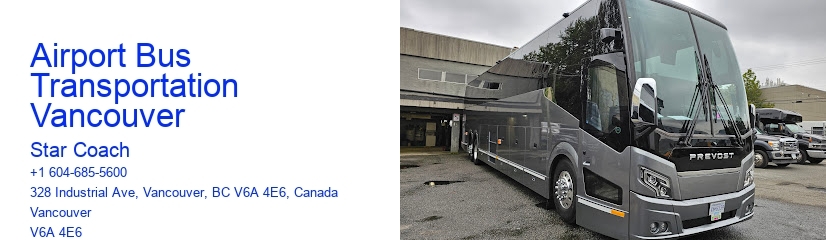 Airport Bus Transportation Vancouver