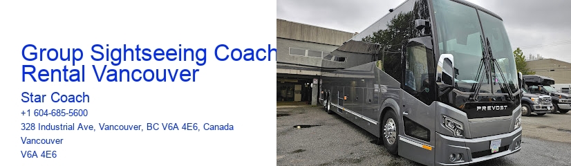 Group Sightseeing Coach Rental Vancouver