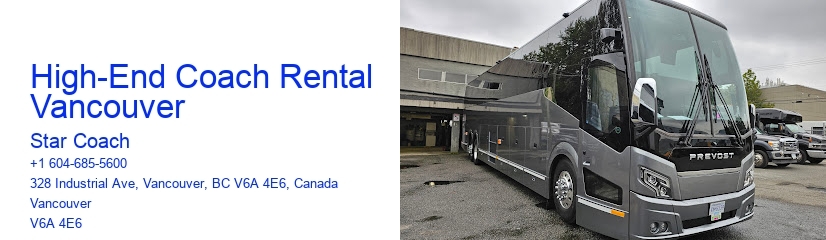 High-End Coach Rental Vancouver