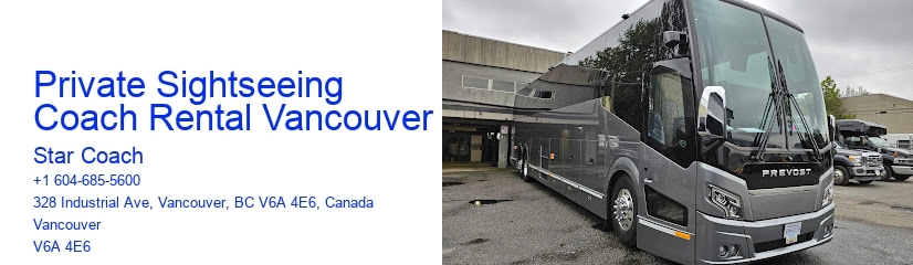 Private Sightseeing Coach Rental Vancouver