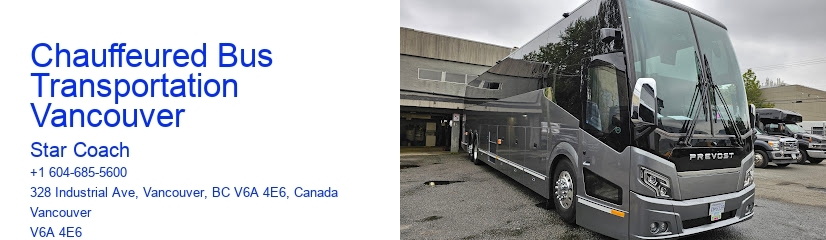 Chauffeured Bus Transportation Vancouver