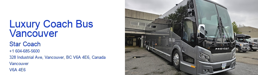 Luxury Coach Bus Vancouver