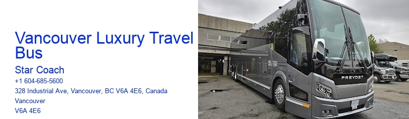 Vancouver Luxury Travel Bus