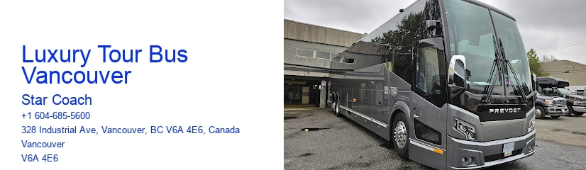 Luxury Tour Bus Vancouver