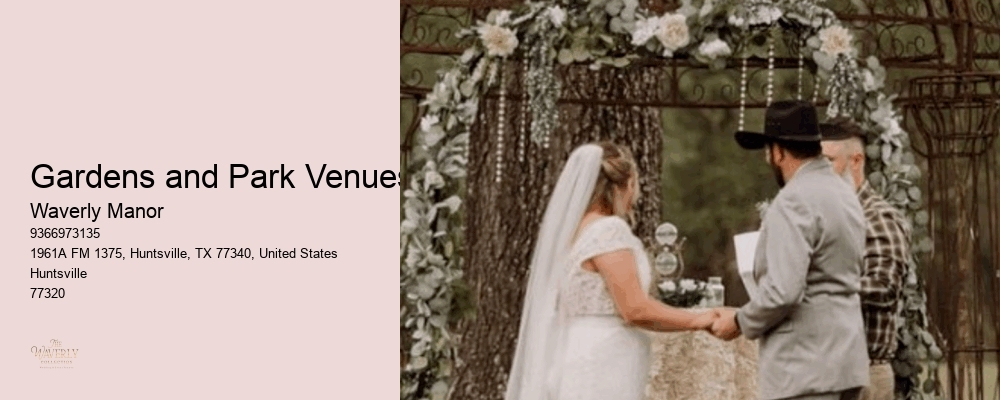 Gardens and Park Venues