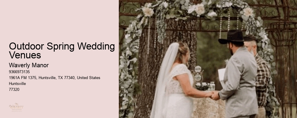 Outdoor Spring Wedding Venues