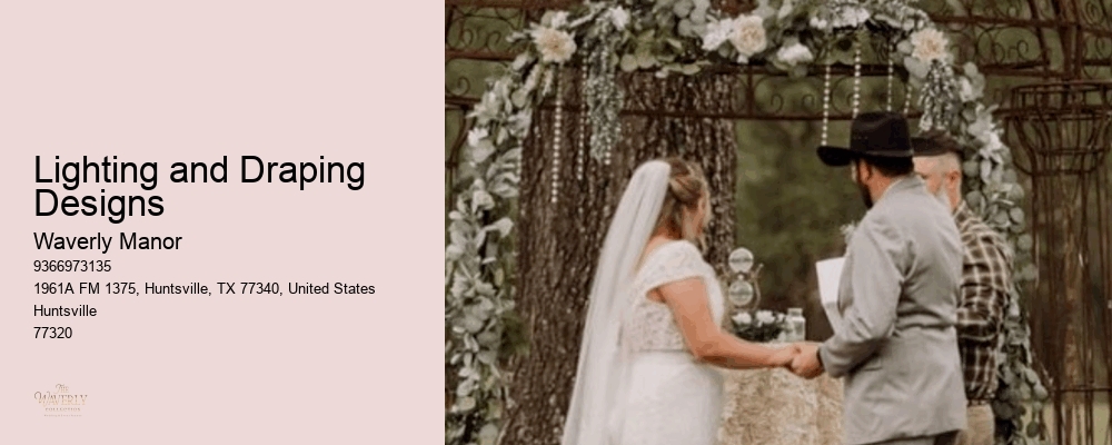 Lighting and Draping Designs