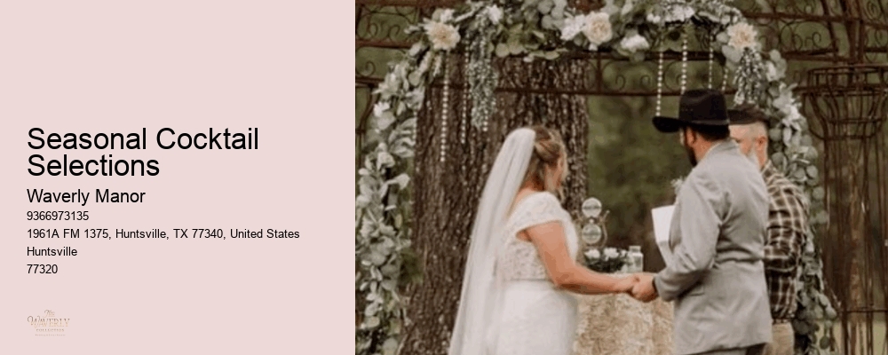 Seasonal Cocktail Selections