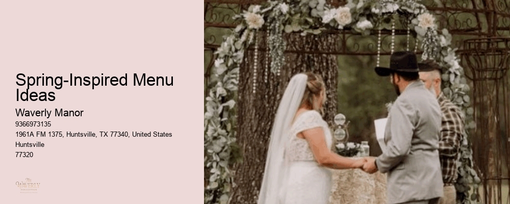 Spring-Inspired Menu Ideas