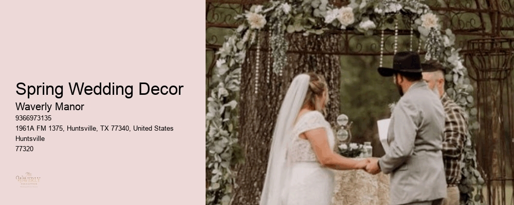 Spring Wedding Decor