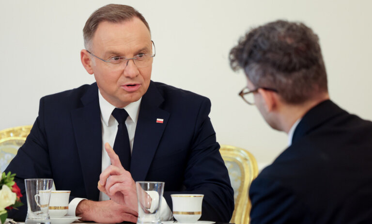 Andrzej Duda w The Sunday Times