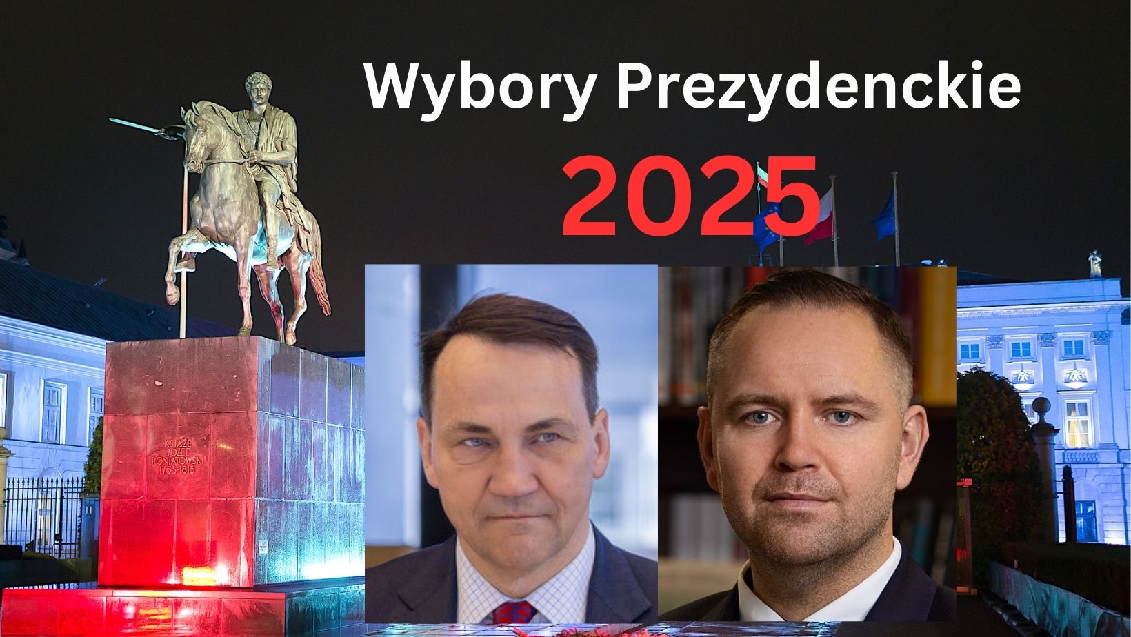 Sikorski-Nawrocki sondaże wybory prezydenckie 2025