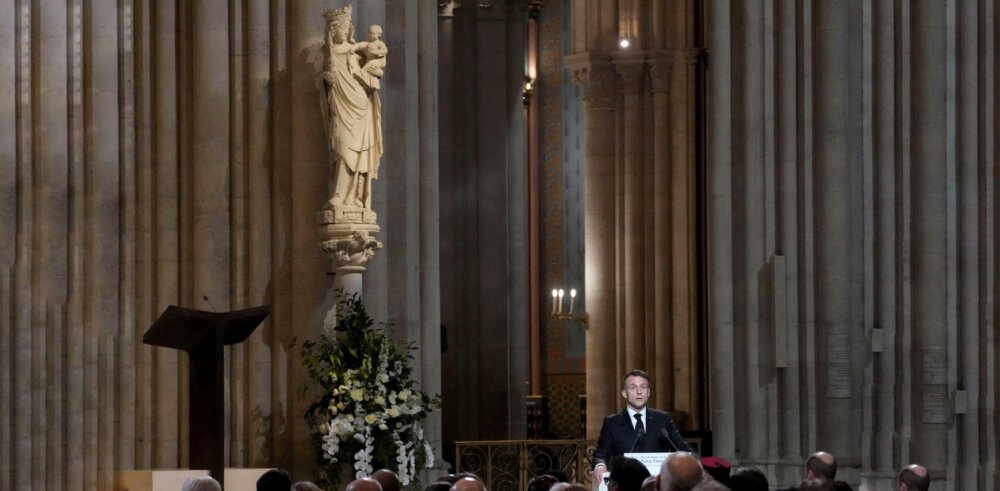 Zdjęcie okładkowe wpisu Emmanuel MACRON: Odbudowując katedrę Notre-Dame, Francja pokazała wolę do kontynuowania legendy wieków