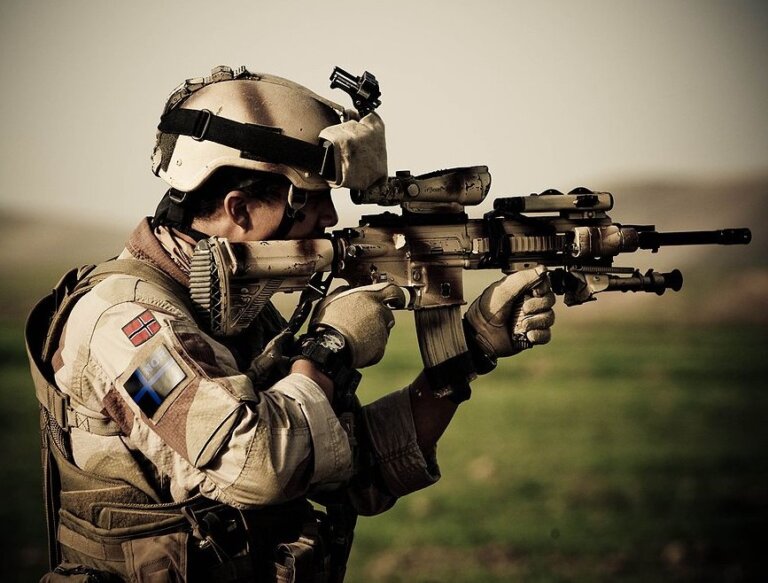 Norwescy żołnierze na Ukrainie