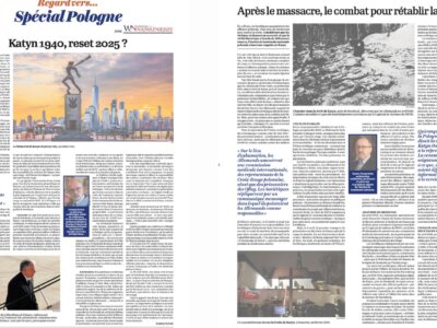 Prof. Andrzej NOWAK i dr Karol POLEJOWSKI we francuskim wpływowym dzienniku „L'Opinion” z „Opowiadamy Polskę światu”