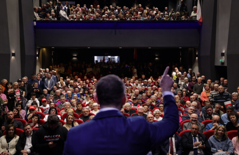 Karol Nawrocki w Sieradzu