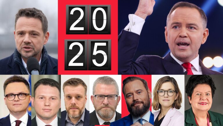 Rafał TRZASKOWSKI w sondażach przedwyborczych