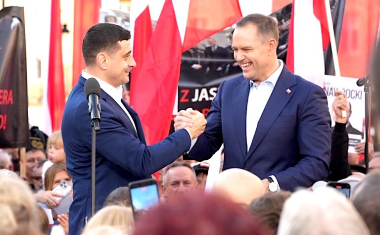 Karol Nawrocki i George Simion