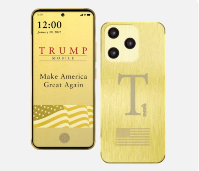 złote smartfony T1 Phone