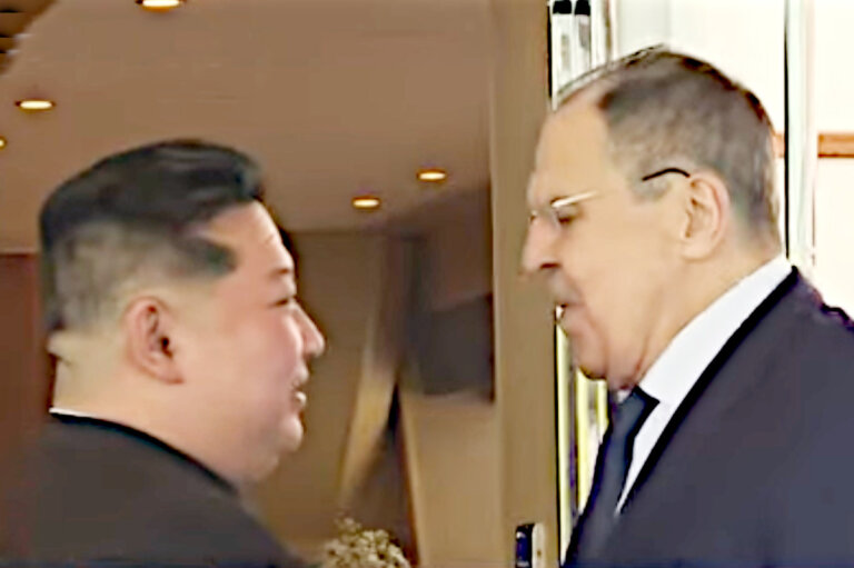 Kim dzong un i Ławrow