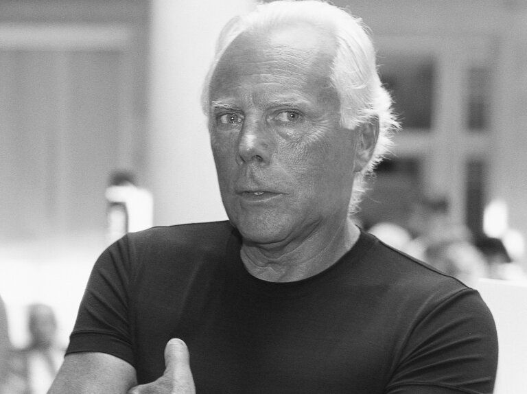 Giorgio Armani w 1997 r.