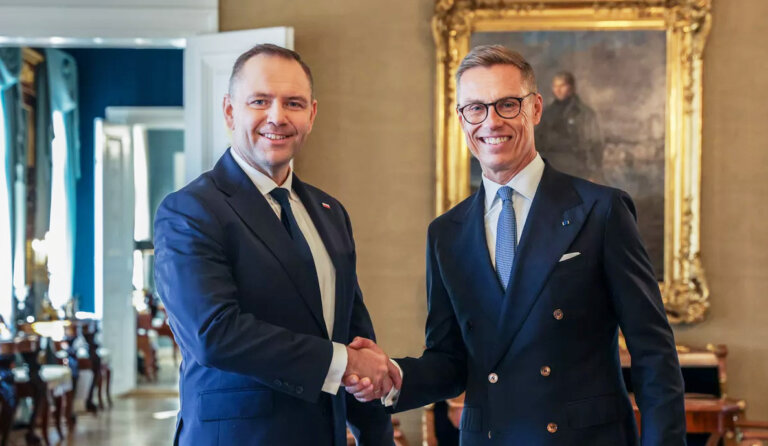 Polacy i Finowie prezydent Nawrocki i prezydent Stubb