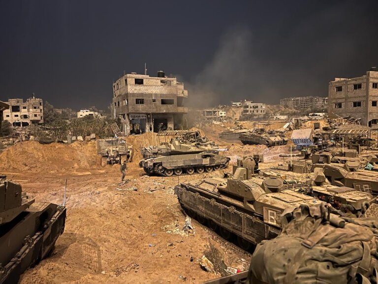 Inwazja lądowa na miasto Gaza