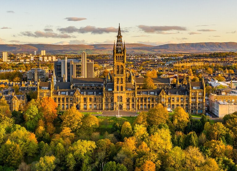 średniowieczne przedmieście Glasgow
