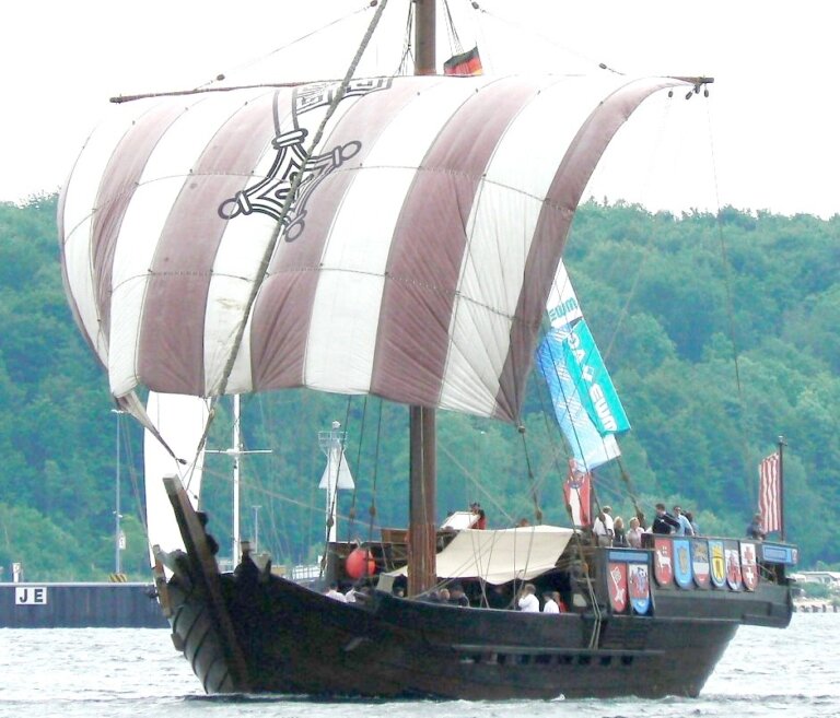 średniowieczny żaglowiec handlowy