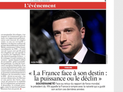 Jordan Bardella w JDD