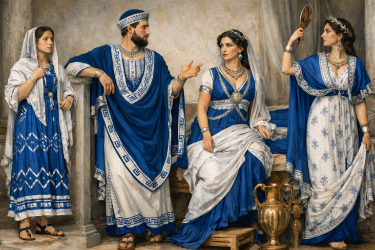 Najstarsza znana niebieska tkanina