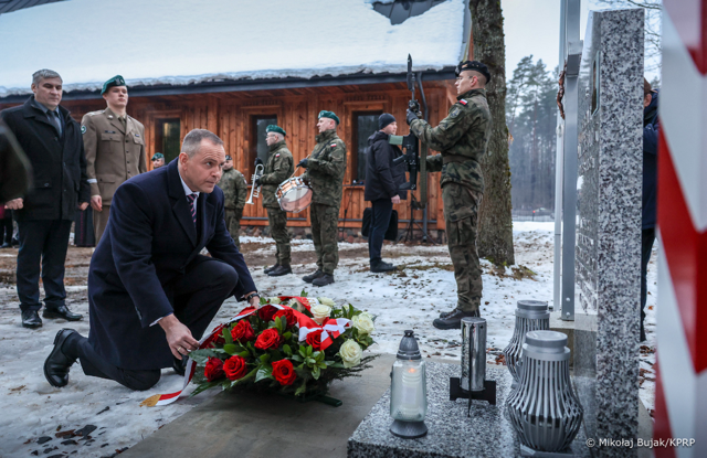 Karol Nawrocki w Hajnówce